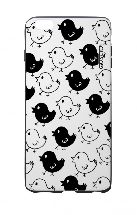 Apple iPhone 7/8 Plus White Two-Component Cover - Black & White Chicks