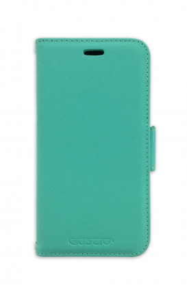 Case STAND SAFFIANO Apple iphone 11 PRO Tiffany - Neutro