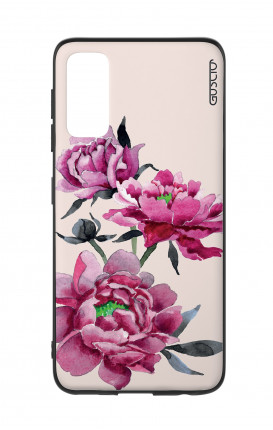 Cover Bicomponente Samsung S20 - Peonie rosa