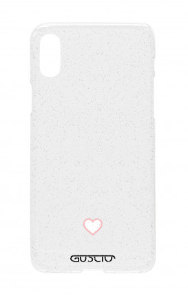 Cover GLITTER SOFT Apple iPhone XR TRS - Heart Logo