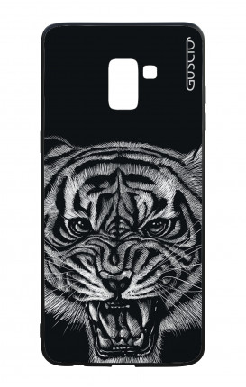 Cover Bicomponente Samsung Galaxy A8 (A5 2018) - Tigre nera