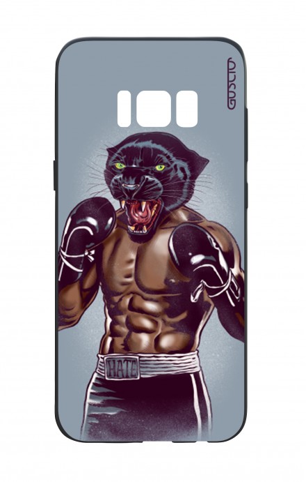 Samsung S8 White Two-Component Cover - Boxing Panther
