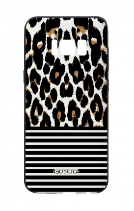 Samsung S8 White Two-Component Cover - Animalier & Stripes