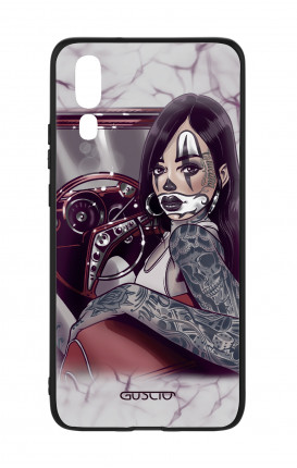 Cover Bicomponente Huawei P20 - Pin Up Chicana in auto