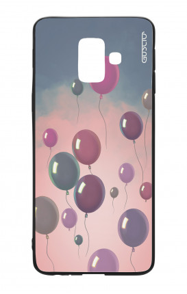 Samsung J6 2018 WHT Two-Component Cover - Balloons