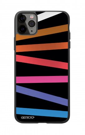 Apple iPhone 11 PRO Two-Component Cover - Bands Abstract