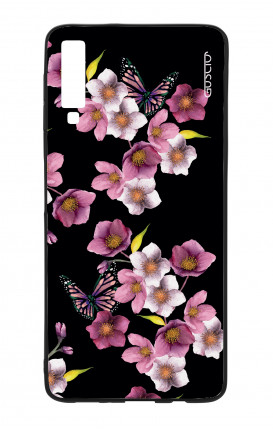 Cover Bicomponente Samsung A70  - Fiori di ciliegio