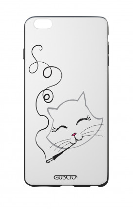 Apple iPhone 6 PLUS WHT Two-Component Cover - Kitty smoke