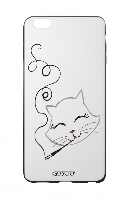 Apple iPhone 6 PLUS WHT Two-Component Cover - Kitty smoke
