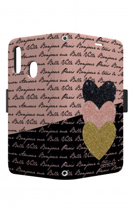 Case STAND VStyle EARS Samsung A40 - Hearts on words