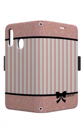 Cover STAND VStyle EARS Samsung A40 - Rosa romantico