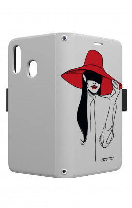 Case STAND VStyle EARS Samsung A40 - Red Hat
