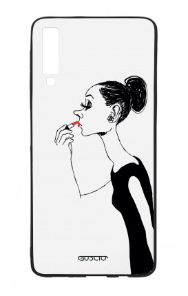 Samsung A70 Two-Component Case - Lady with Lipstick
