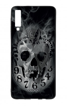 Samsung A50 WHT Two-Component Cover - Skull & Clock