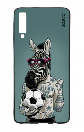 Cover Bicomponente Samsung A70  - Zebra