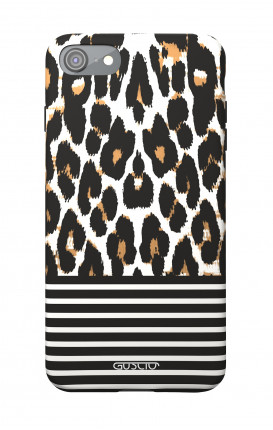 Soft Touch Case Apple iPhone 7/8/SE - Animalier & Stripes