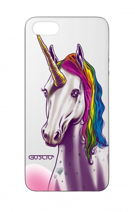 Cover Bicomponente Apple iPhone 5/5s/SE  - Unicorno bianco