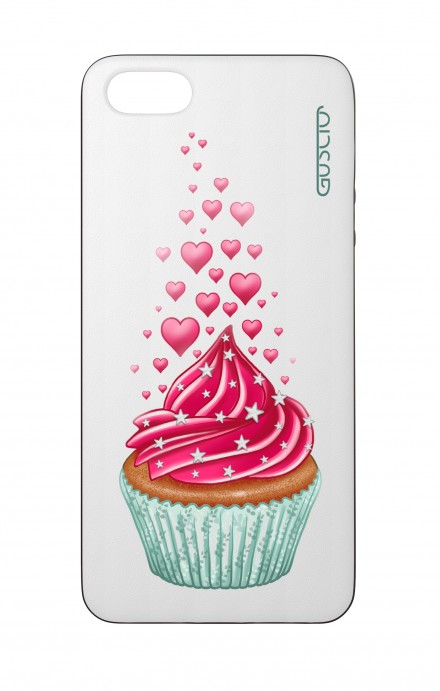 Apple iPhone 5 WHT Two-Component Cover - WHT Cupcake in Love