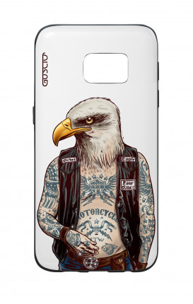 Samsung S7 WHT Two-Component Cover - WHT Eagle Rebel