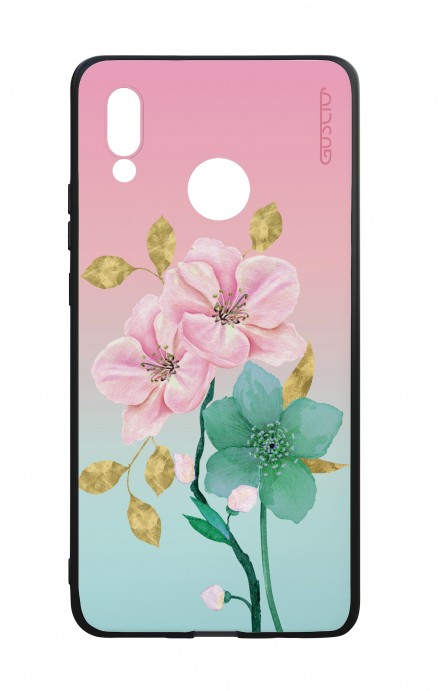 Cover Bicomponente Huawei P20Lite - Fiori rosa