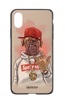 Apple iPh XS MAX WHT Two-Component Cover - Rap Dog