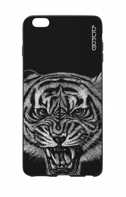 Apple iPhone 7/8 Plus White Two-Component Cover - Black Tiger