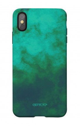 Soft Touch Case Apple iPhone XS MAX - Emerald Cloud