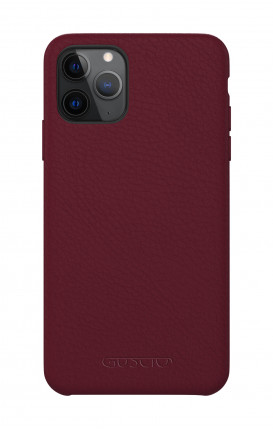 Luxury Leather Case Apple iPhone 11 PRO MAX BURGUNDY - Neutro