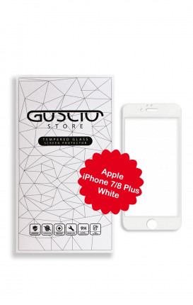 Tempered Glass 3D CarbonFiber iPhone7/8Plus White - Neutro