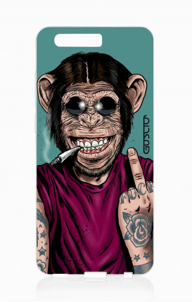 Cover TPU HUAWEI P10  - Scimmia felice