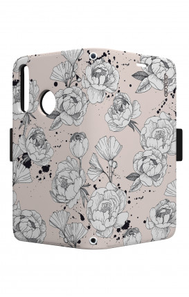 Case STAND VStyle EARS Huawei P30 Lite - Peonias