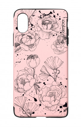 Cover Skin Feeling Apple iphone X/XS PNK - Peonias