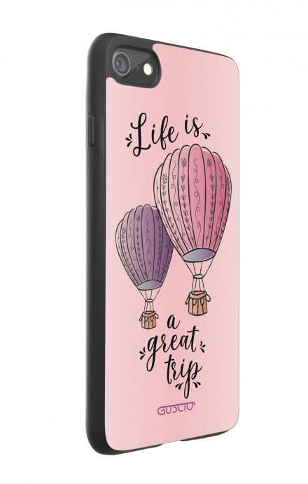 Apple iPhone 7/8 White Two-Component Cover - Life is a Great Trip
