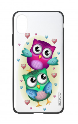Apple iPh XS MAX WHT Two-Component Cover - New Double Owl