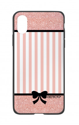 Apple iPh XS MAX WHT Two-Component Cover - Romantic pink
