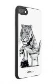 Cover Bicomponente Apple iPhone 7/8 - Tigre al cesso