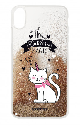 Cover GLITTER Liquid Apple iPhone XS MAX GOLD - Caticorn
