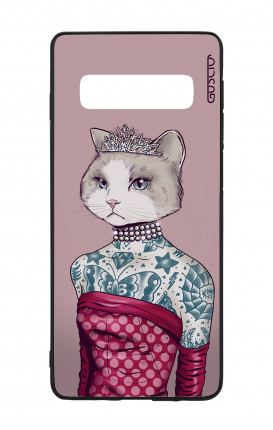 Samsung S10 WHT Two-Component Cover - Kitty Princess
