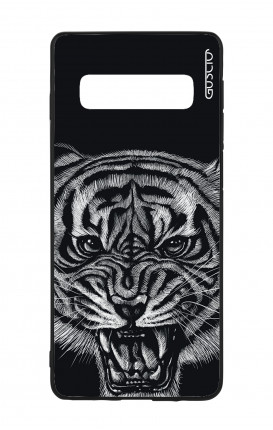 Samsung S10 WHT Two-Component Cover - Black Tiger