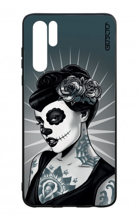 Huawei P30PRO WHT Two-Component Cover - Calavera Grey Shades