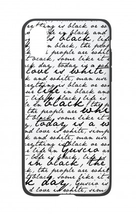 Apple iPhone X White Two-Component Cover - B&W Letter