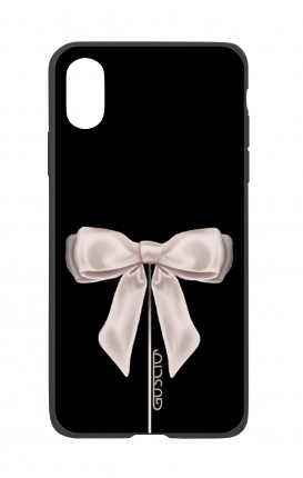 Apple iPhone X White Two-Component Cover - Satin White Ribbon