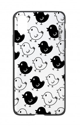 Apple iPhone X White Two-Component Cover - Black & White Chicks