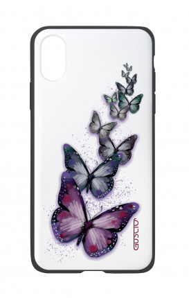 Apple iPhone X White Two-Component Cover - Butterflies