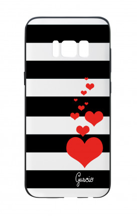 Samsung S8 Plus White Two-Component Cover - Loving Stripes