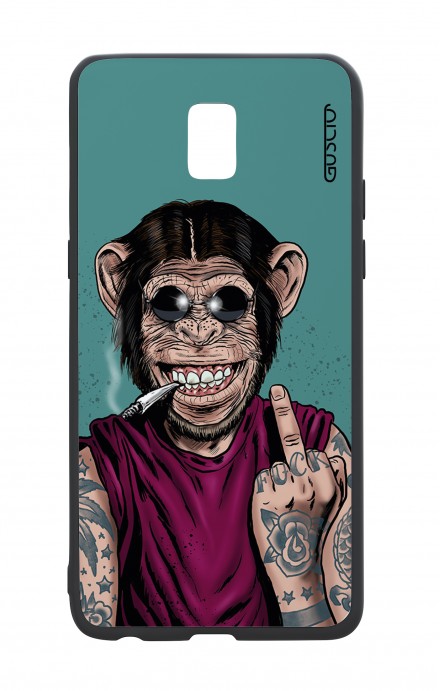 Samsung J5 2017 White Two-Component Cover - Monkey's always Happy