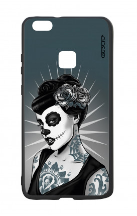 Huawei P10Lite White Two-Component Cover - Calavera Grey Shades
