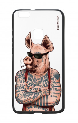 Huawei P10Lite White Two-Component Cover - WHT Hate BBQ