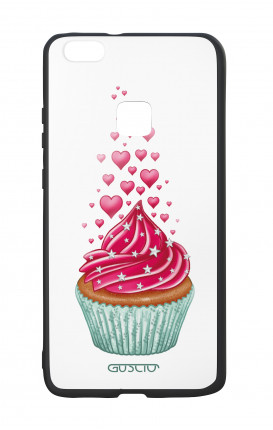 Huawei P10Lite White Two-Component Cover - WHT Cupcake in Love