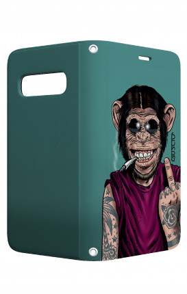 Case STAND VStyle Samsung S10Plus - Monkey's always Happy